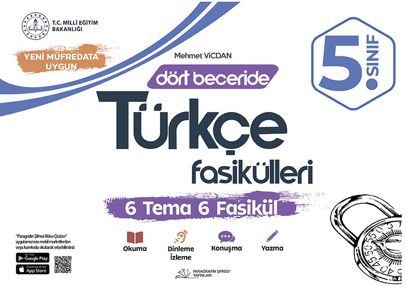 5. Sınıf Dört Beceride Türkçe Fasikülleri